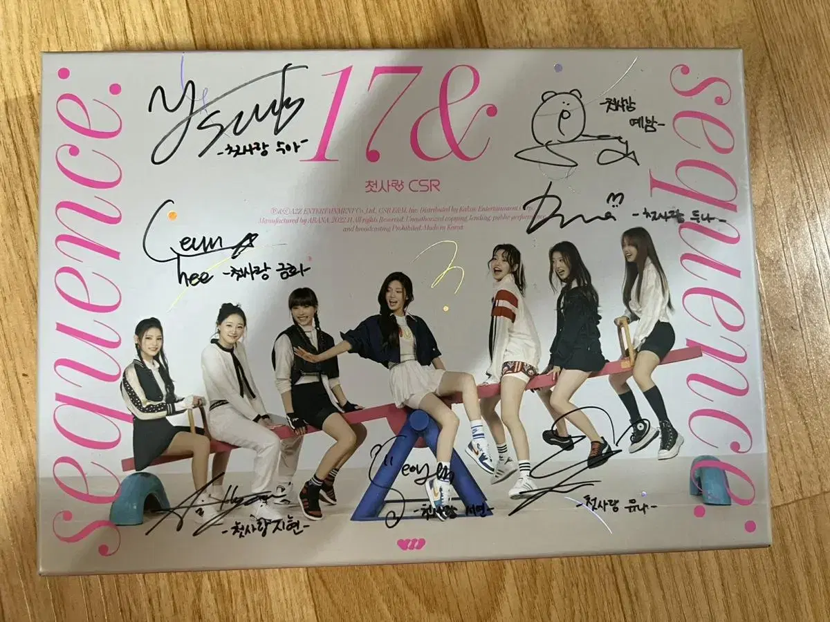 First love CSR handwritten sign album