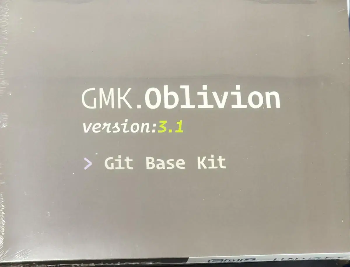 (정품) GMK Oblivion v3.1 git base 키캡셋