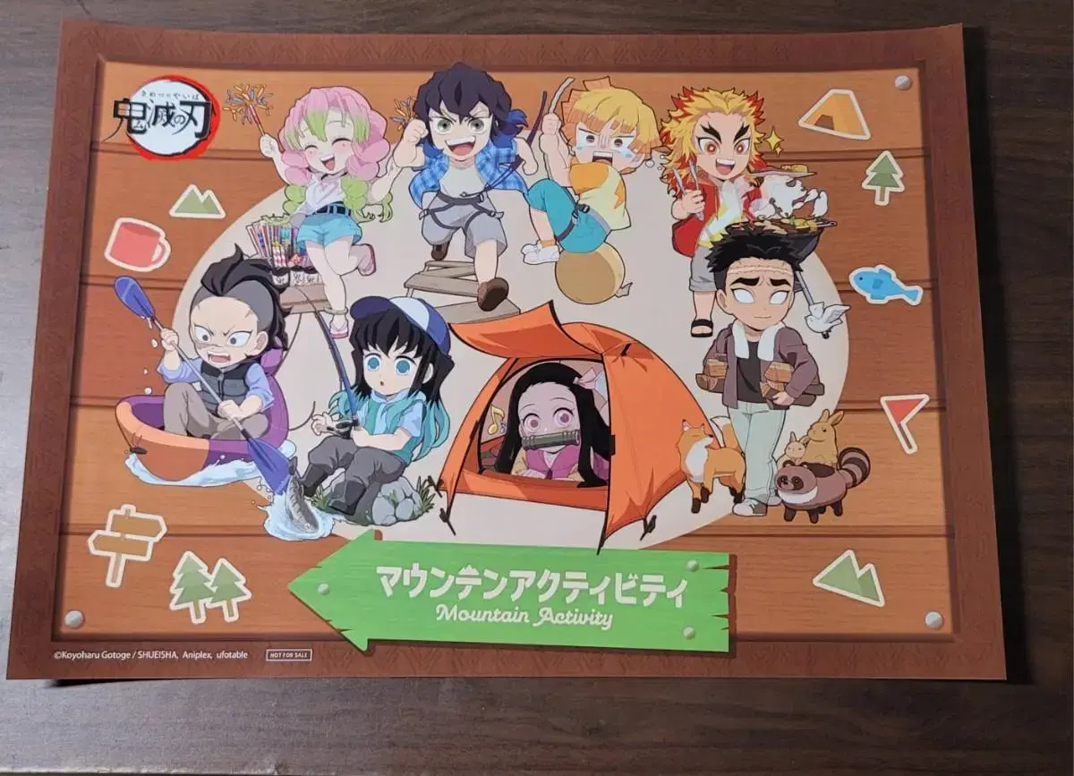 Demon Slayer San Activity Collaboration Luncheon Mat