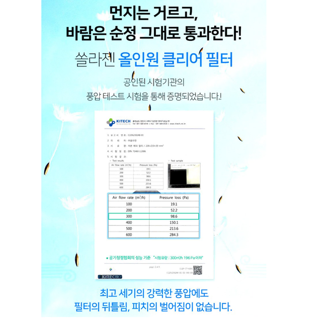 (새) 국산 차량용 에어컨필터 초미세먼지 99.9% 13mm 올인원 필터