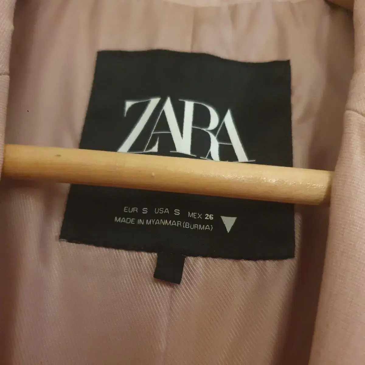 zara 자라 매니시 블레이저 핑크 s