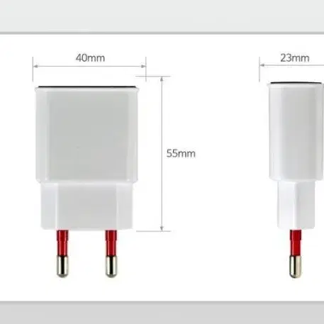 (새제품)Dual USB 초고속충전기 3100mA 5핀 케이블포함 ACE