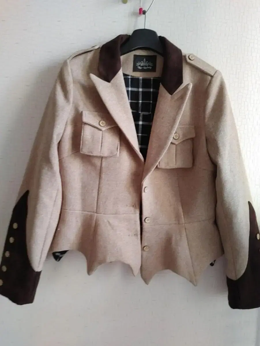 Fanplusfriends Wool Blend Vintage Jacket