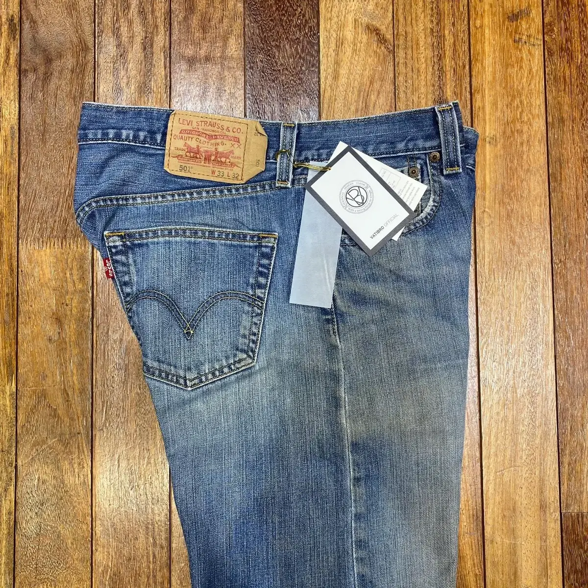 LEVIS 501 USED HIGH WAIST 33