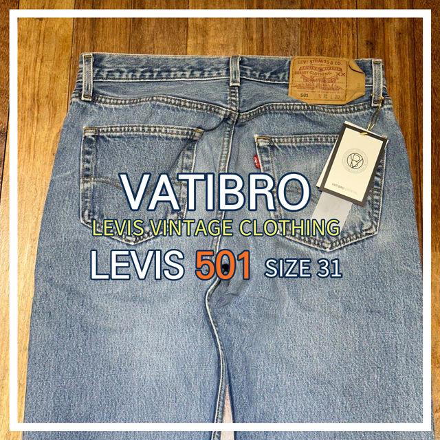 LEVIS 501 USED HIGH WAIST 31