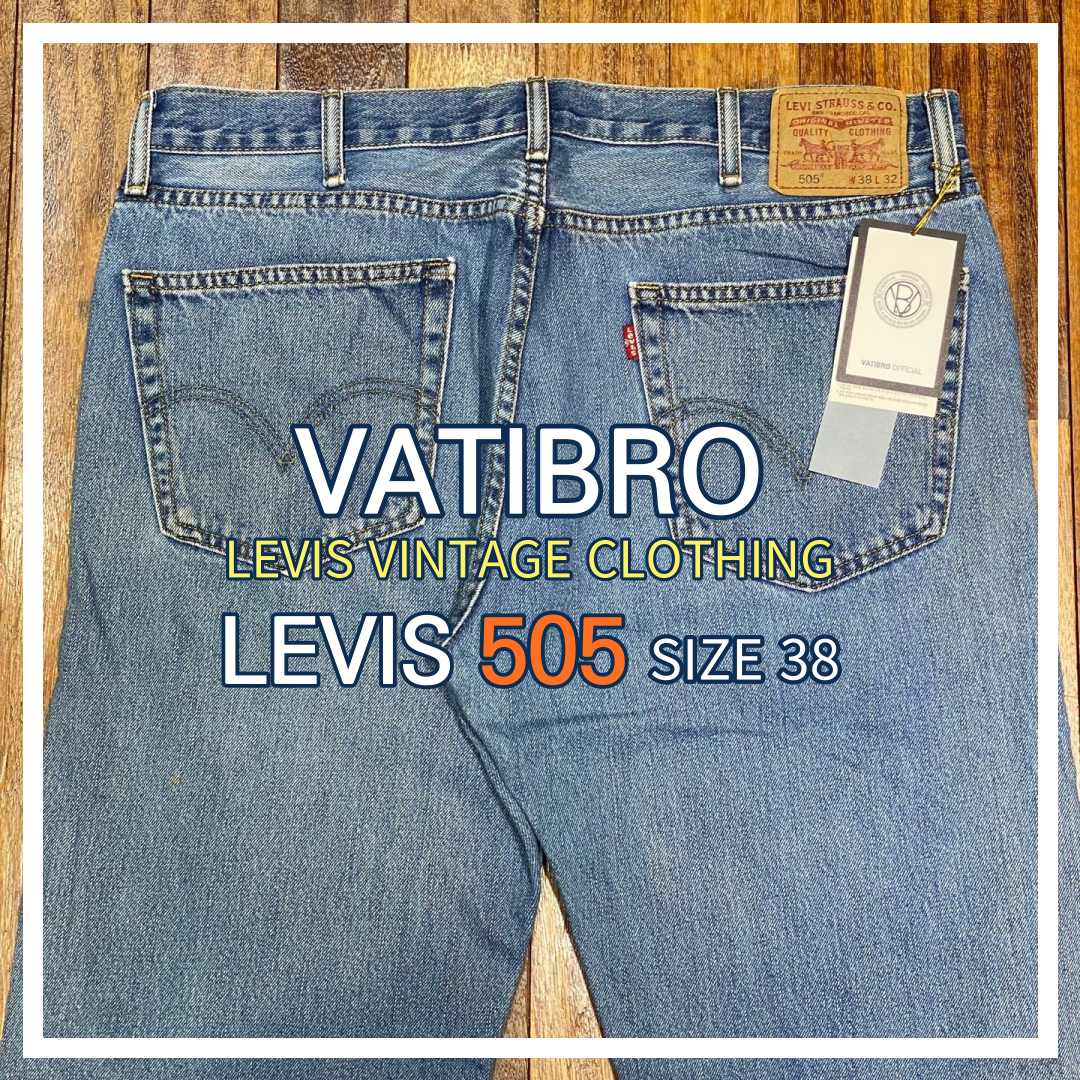 LEVIS 505 USED HIGH WAIST 38