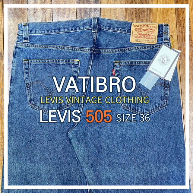 LEVIS 505 USED HIGH WAIST 36