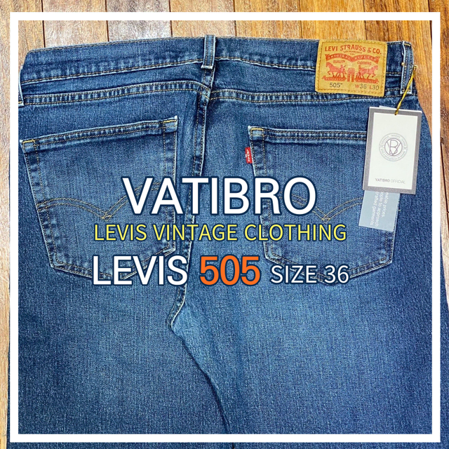 LEVIS 505 USED HIGH WAIST 36