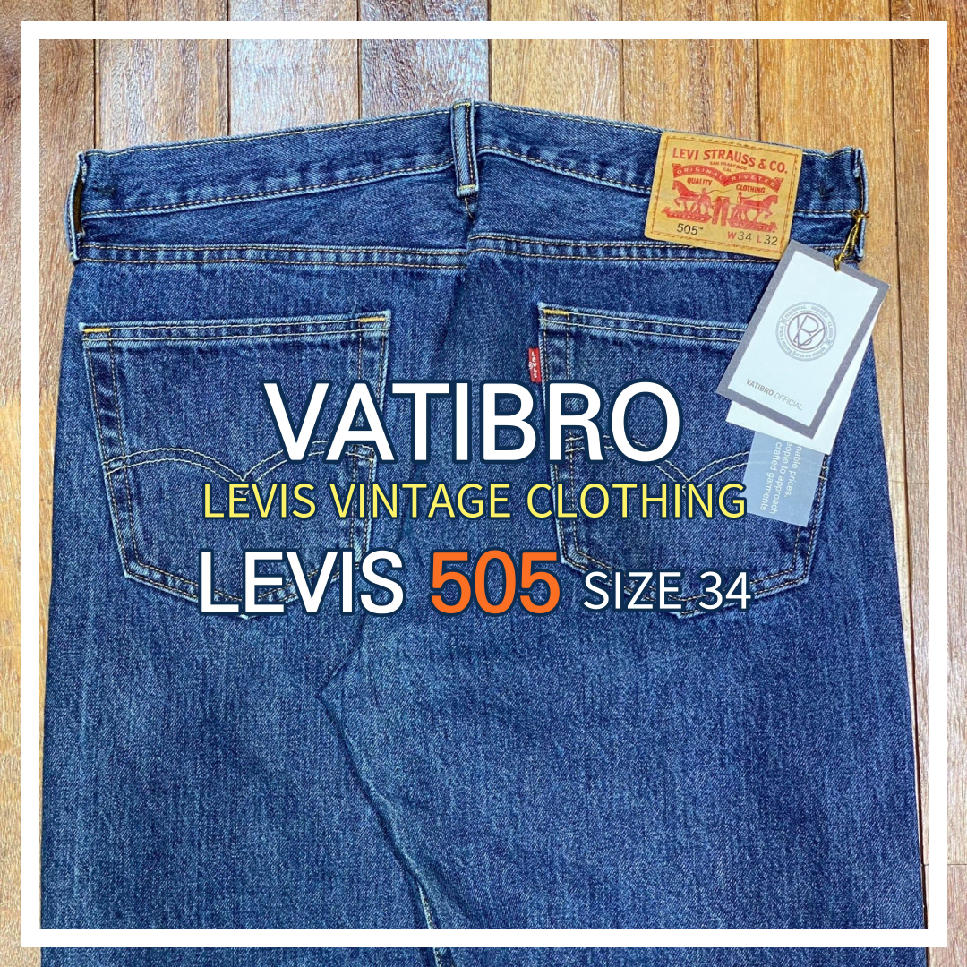 LEVIS 505 USED HIGH WAIST 34