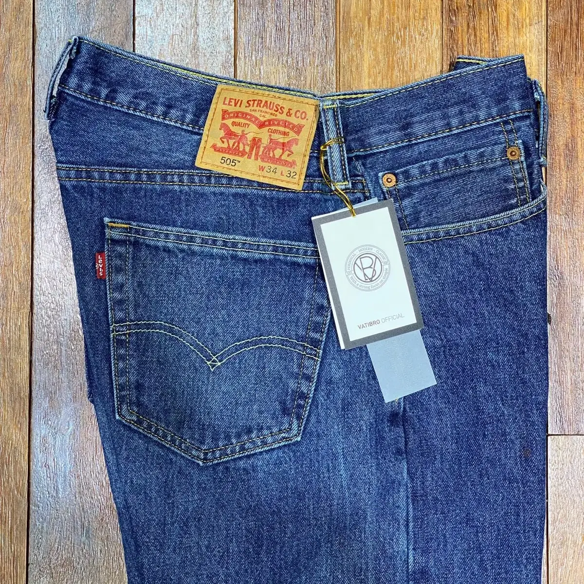 LEVIS 505 USED HIGH WAIST 34