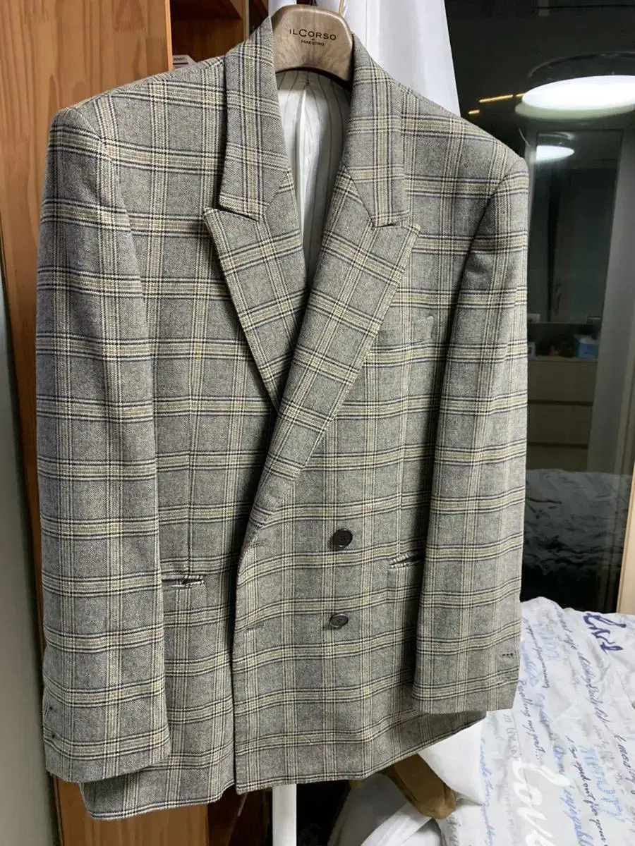 EarsAgo DB YELLOW CHECK Jacket - Reduced Pricex