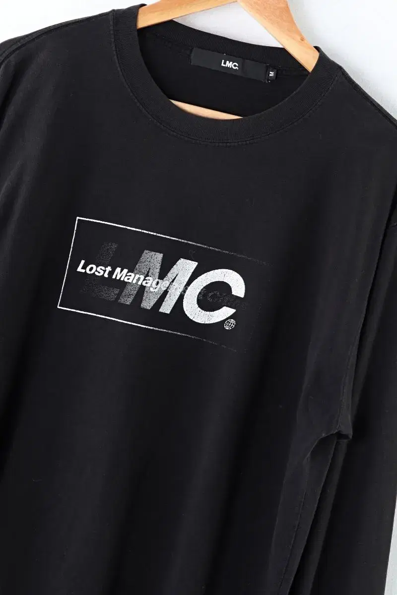 (XXL) LMC Long Sleeve T-Shirt Big Print Old School Black