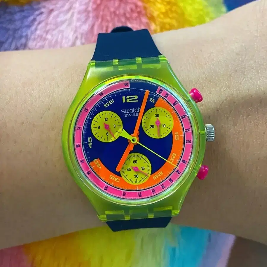 빈티지 스와치 SCJ101 (시계 멈춤) swatch