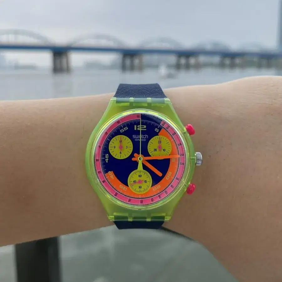 빈티지 스와치 SCJ101 (시계 멈춤) swatch