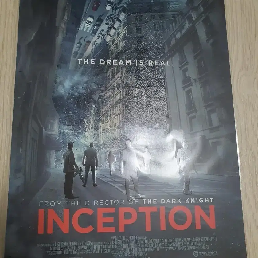 Inception IMAX poster on Bunjang Global Site.
