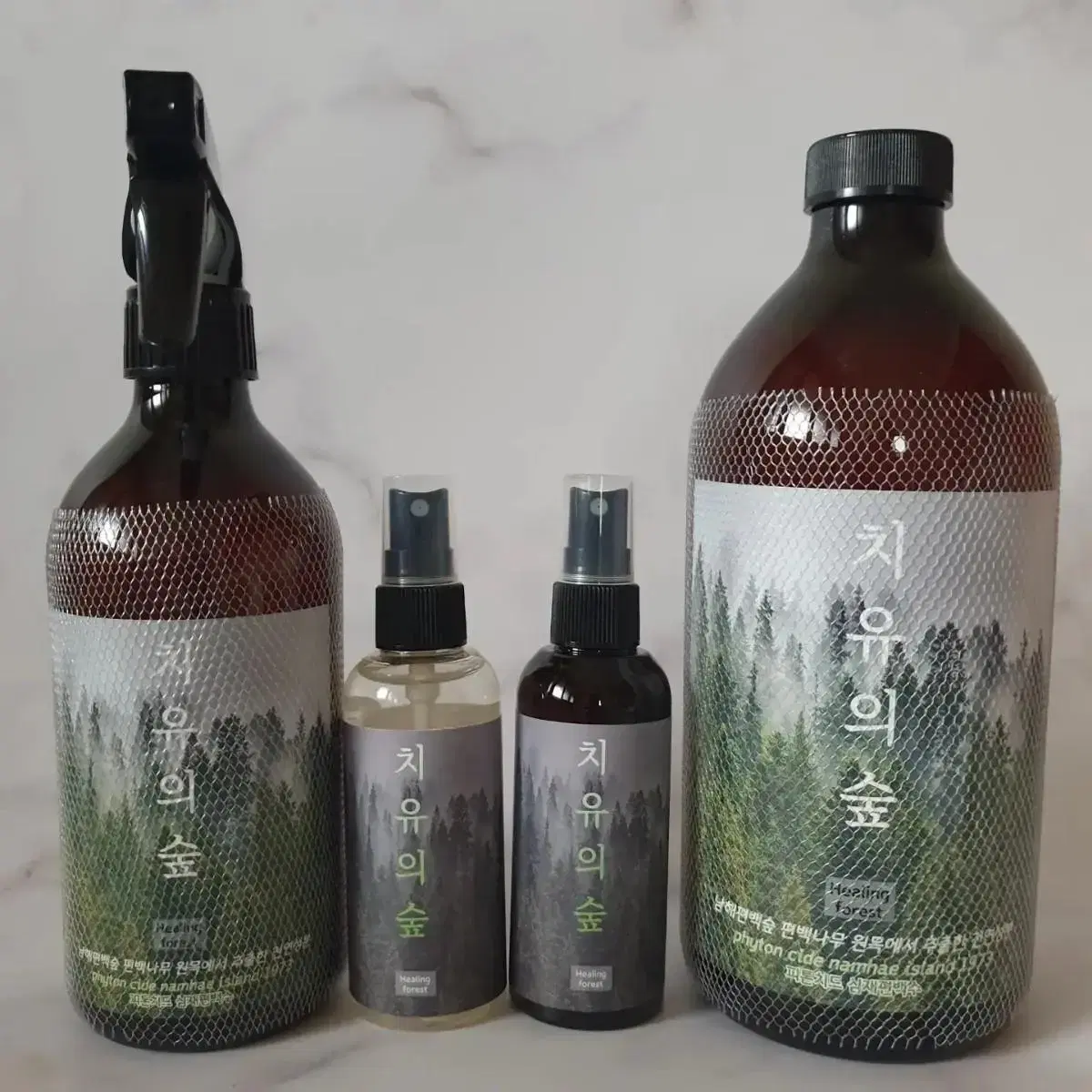 치유의숲 남해 심재편백수 500ml+500ml 스프레이 2개