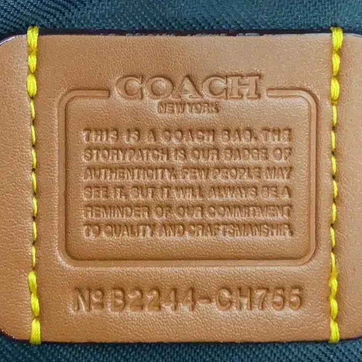 COACH 코치 차터 메신저 인 시그니처 캔버스 MI5 CH755gree