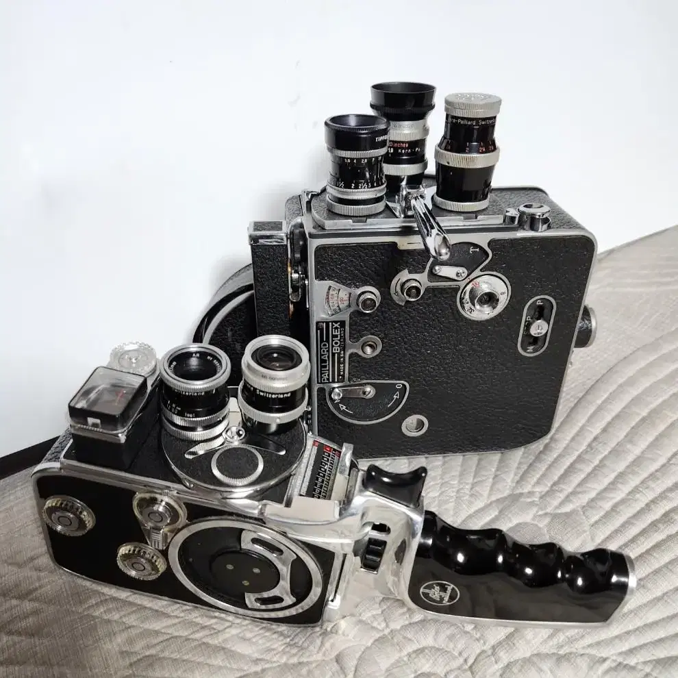 Bolex Pallard 빈티지 D8L 8mm 스위스제 무비카메라 풀세트