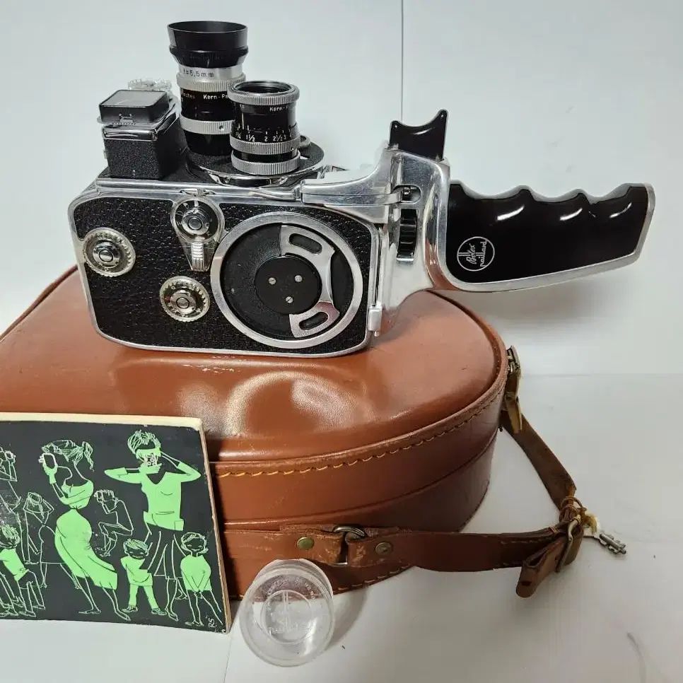 Bolex Pallard 빈티지 D8L 8mm 스위스제 무비카메라 풀세트