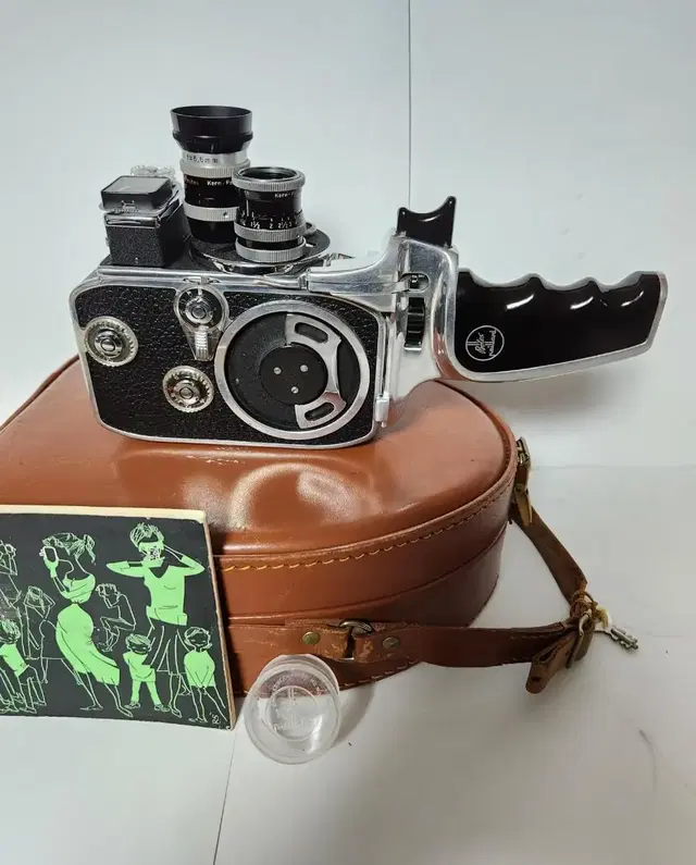 Bolex Pallard 빈티지 D8L 8mm 스위스제 무비카메라 풀세트