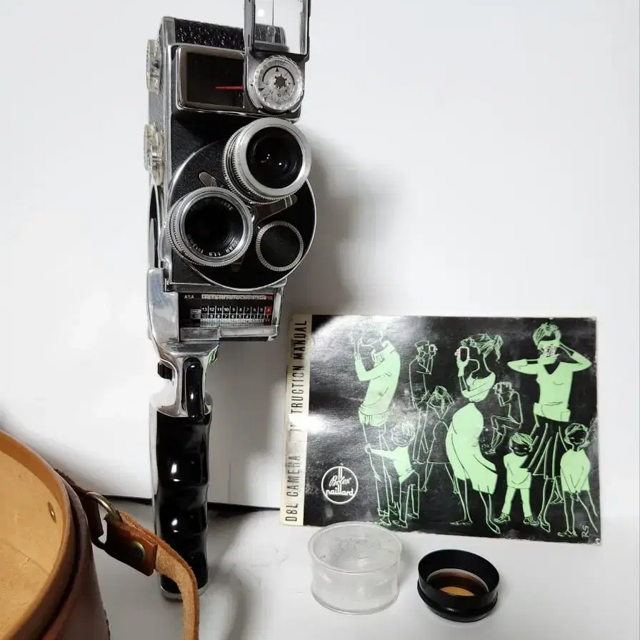 Bolex Pallard 빈티지 D8L 8mm 스위스제 무비카메라 풀세트