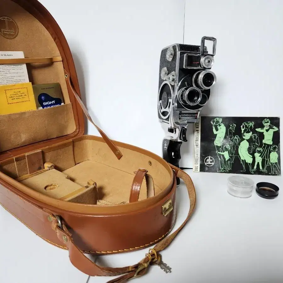 Bolex Pallard 빈티지 D8L 8mm 스위스제 무비카메라 풀세트