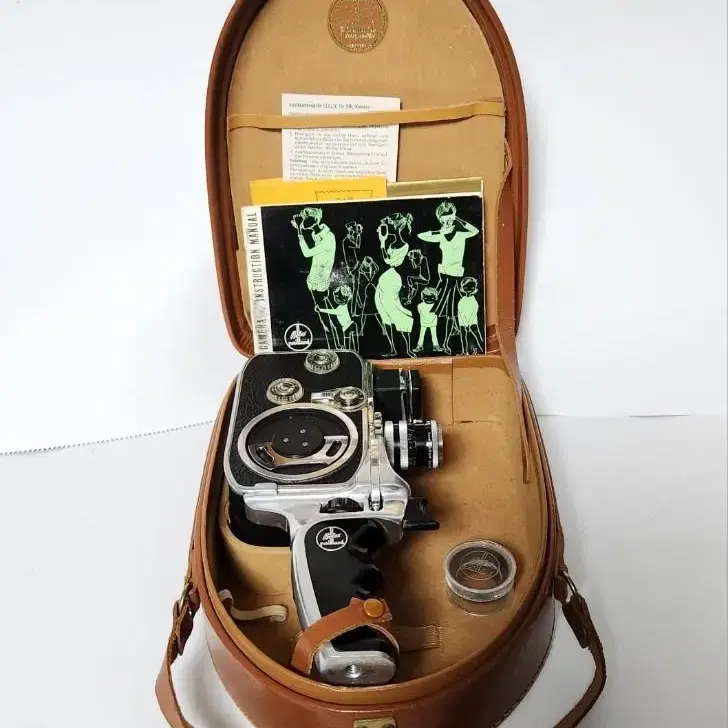 Bolex Pallard 빈티지 D8L 8mm 스위스제 무비카메라 풀세트