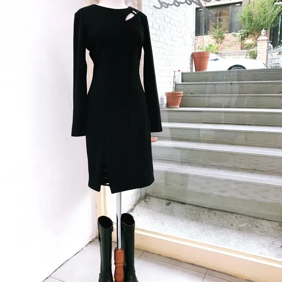 DKNY 트임 dress