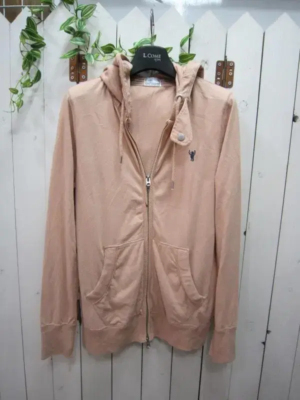 Japanese imported COEN men's hooded zip-up orange pink 90 - 95 recommended