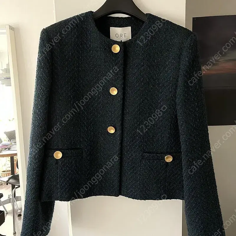 Ore plain tweed jacket 오어 플레인 트위드 자켓