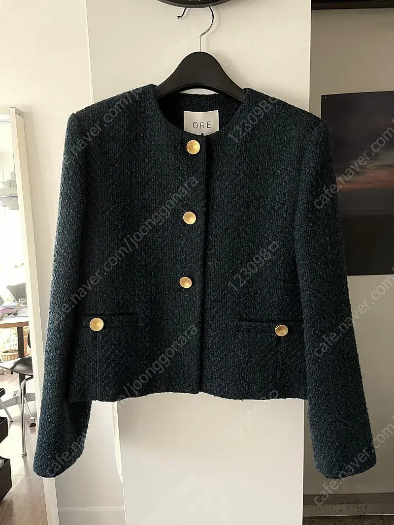 Ore plain tweed jacket 오어 플레인 트위드 자켓