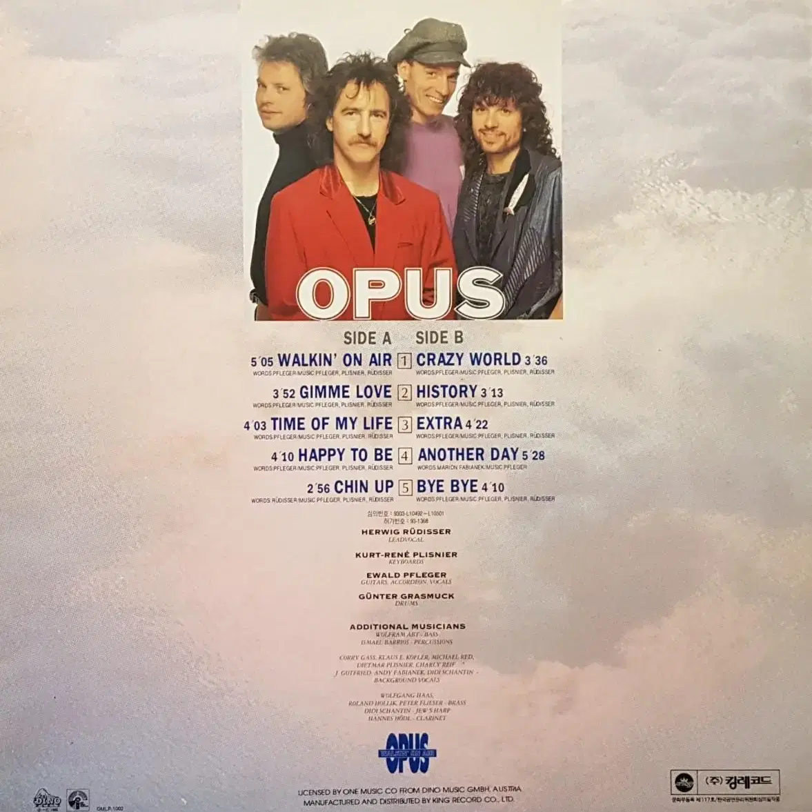 Pop/Opus - warkin' on air LP