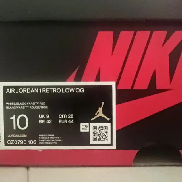 AIR JORDAN 1 RETRO LOW OG(CZ0790-106)