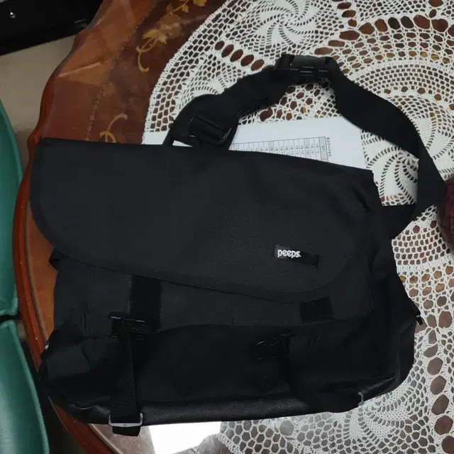 messenger bag(black)_핍스 메신저백 가방 데일리백