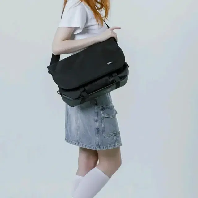 messenger bag(black)_핍스 메신저백 가방 데일리백