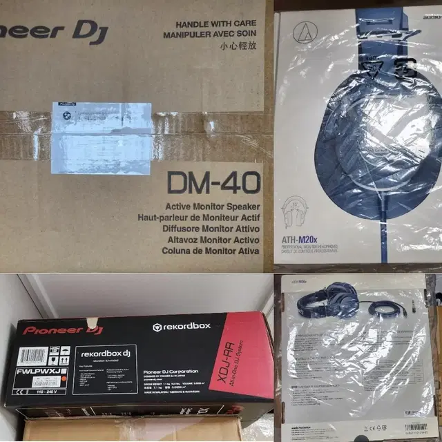 Pioneer DJ XDJ-RR + DM-40 + ATH-M20x