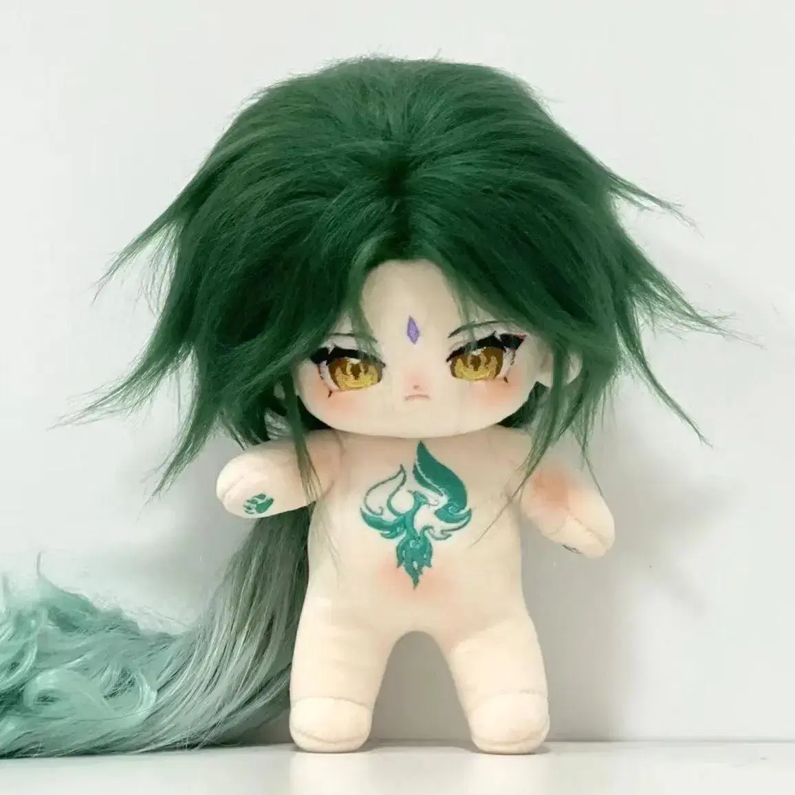 Genshin Impact High Temperature Long Hair Cow Somyi Doll 20cm