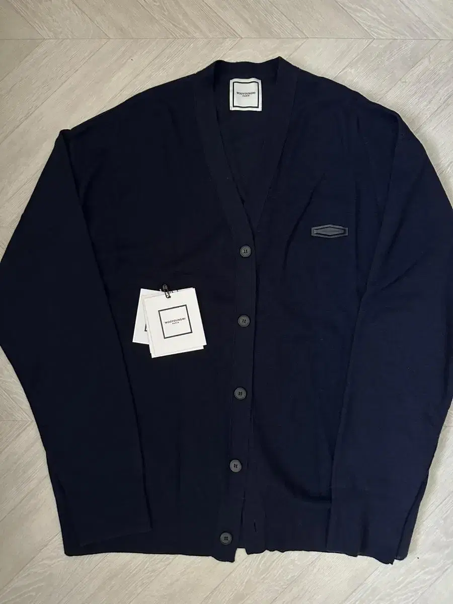 22FW Wooyoung Mi Navy Cardigan [Department Store Product]