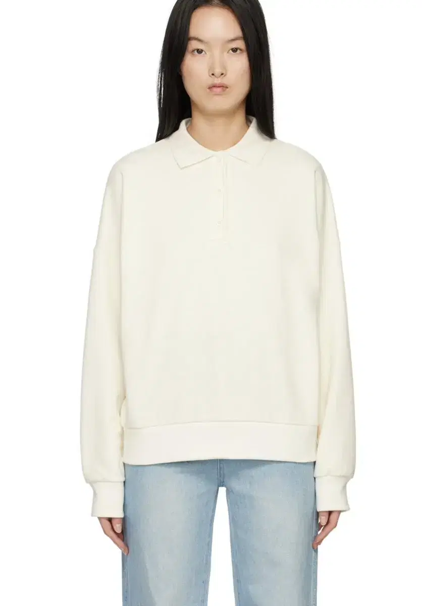 (새상품) 아치더 카라 맨투맨 Collar Sweatshirt Cream