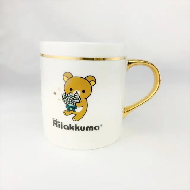 RILAKKUMA 산리오  리락쿠마 2013 골드핸들 머그컵 A945