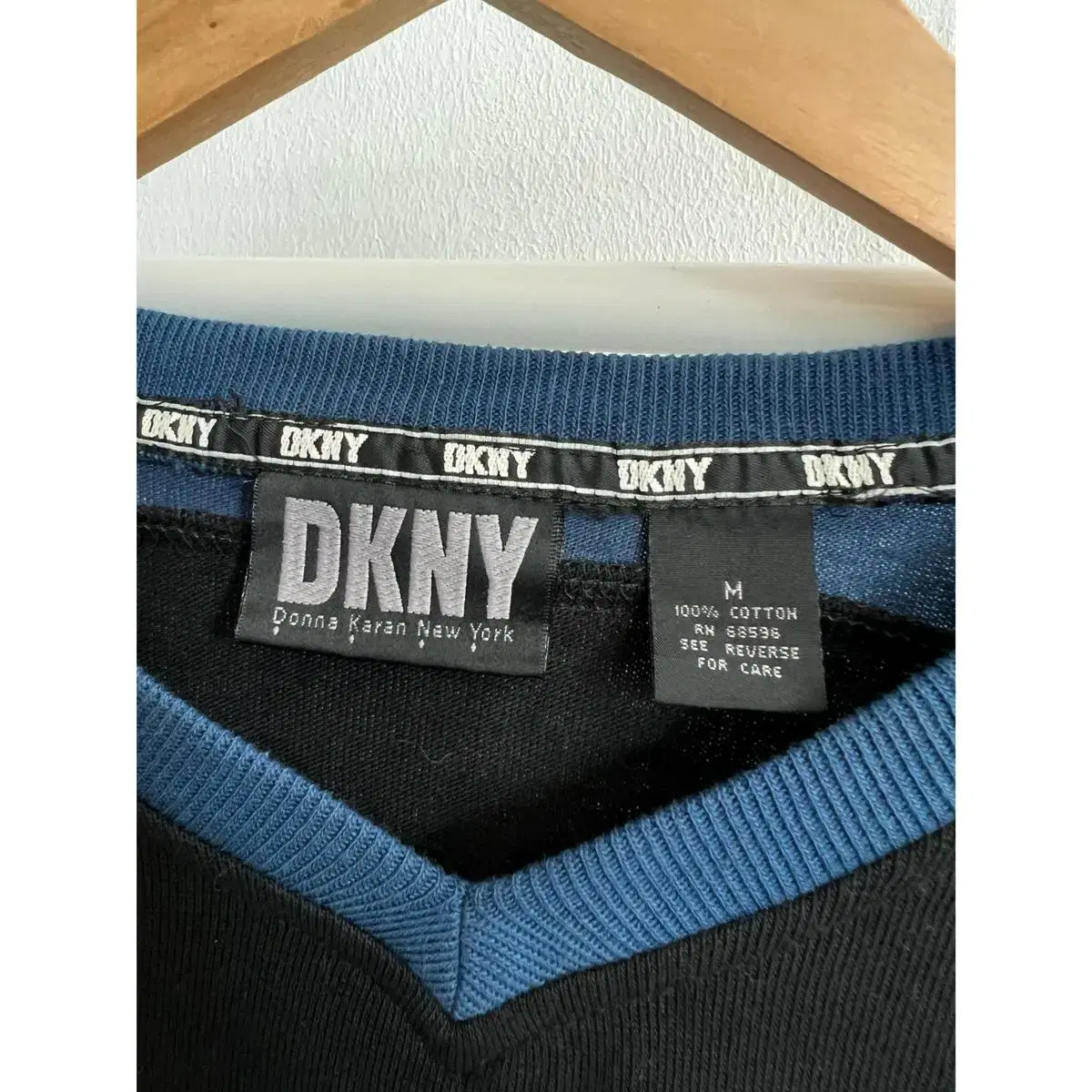 DKNY Sport 롱 슬리브 립 티셔츠