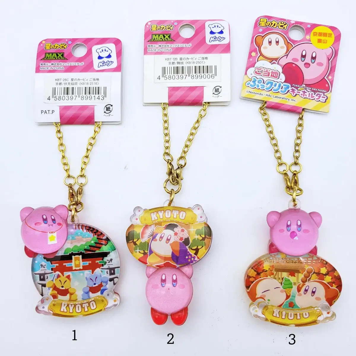 Kirby of the stars acrylic Regional keyring (Kyoto 1)