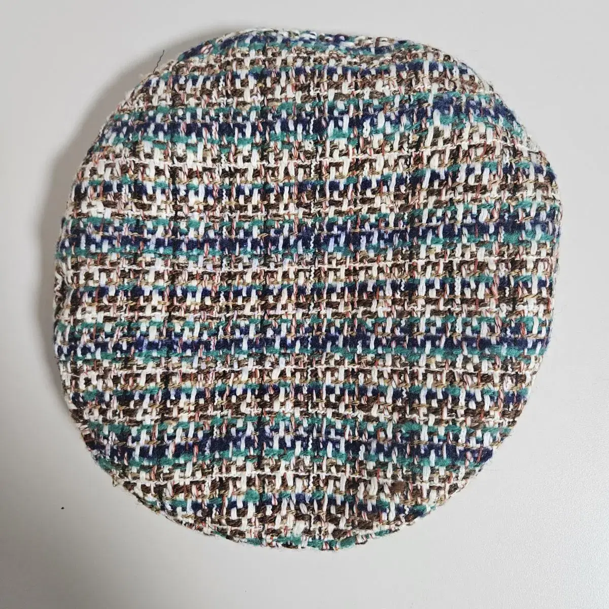 포에지담 Tweed Beret In Green