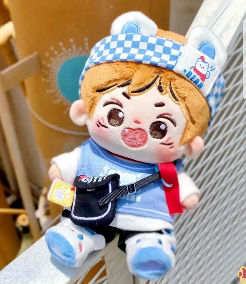 (Baro Shipping)20cm Doll Clothes Check Rabbit Set