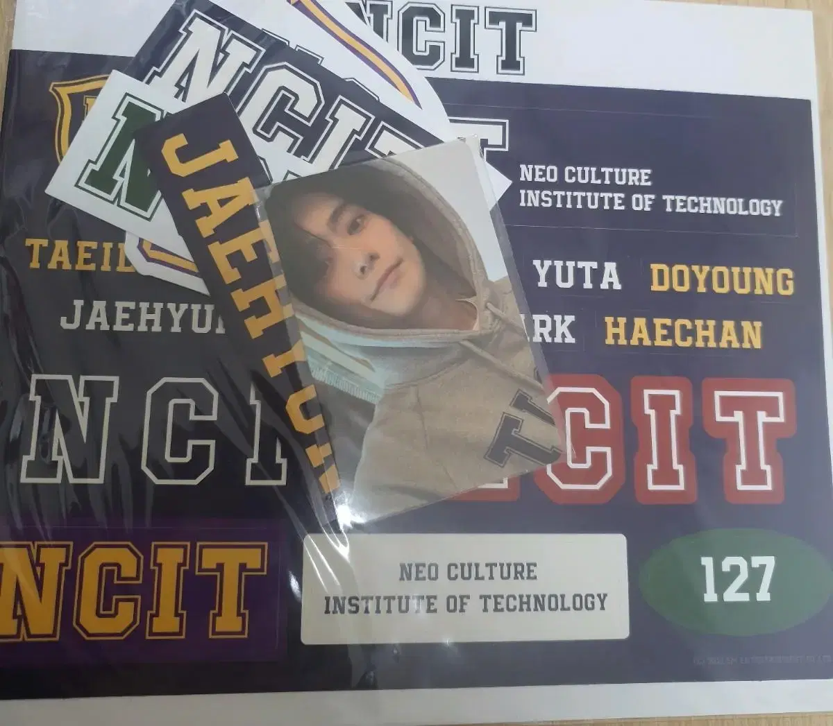 NCT 127 NCIT ReproductionMarkDoyoungJaehyunHaechanJungwoo DecoSticker Set