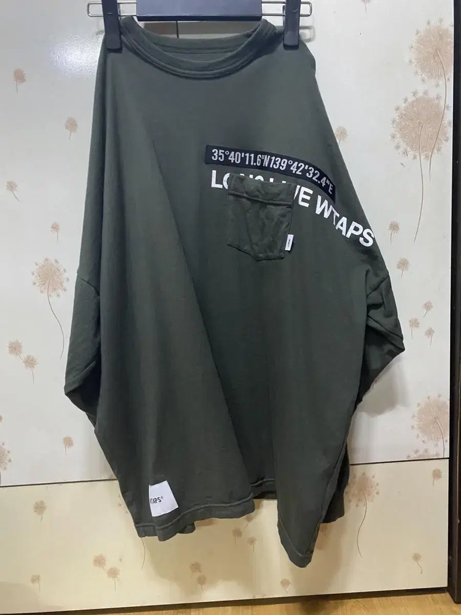 WTAPS Long Sleeve 3-Size Olive