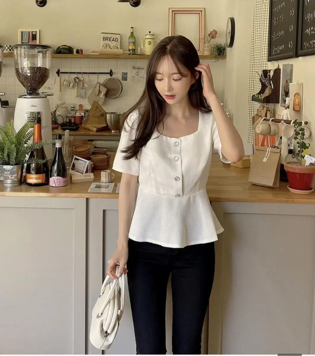 Lily & Co. frill blouse