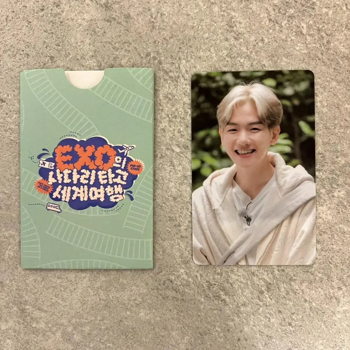 Exo Exase pop up baekhyun luckydraw Photocard