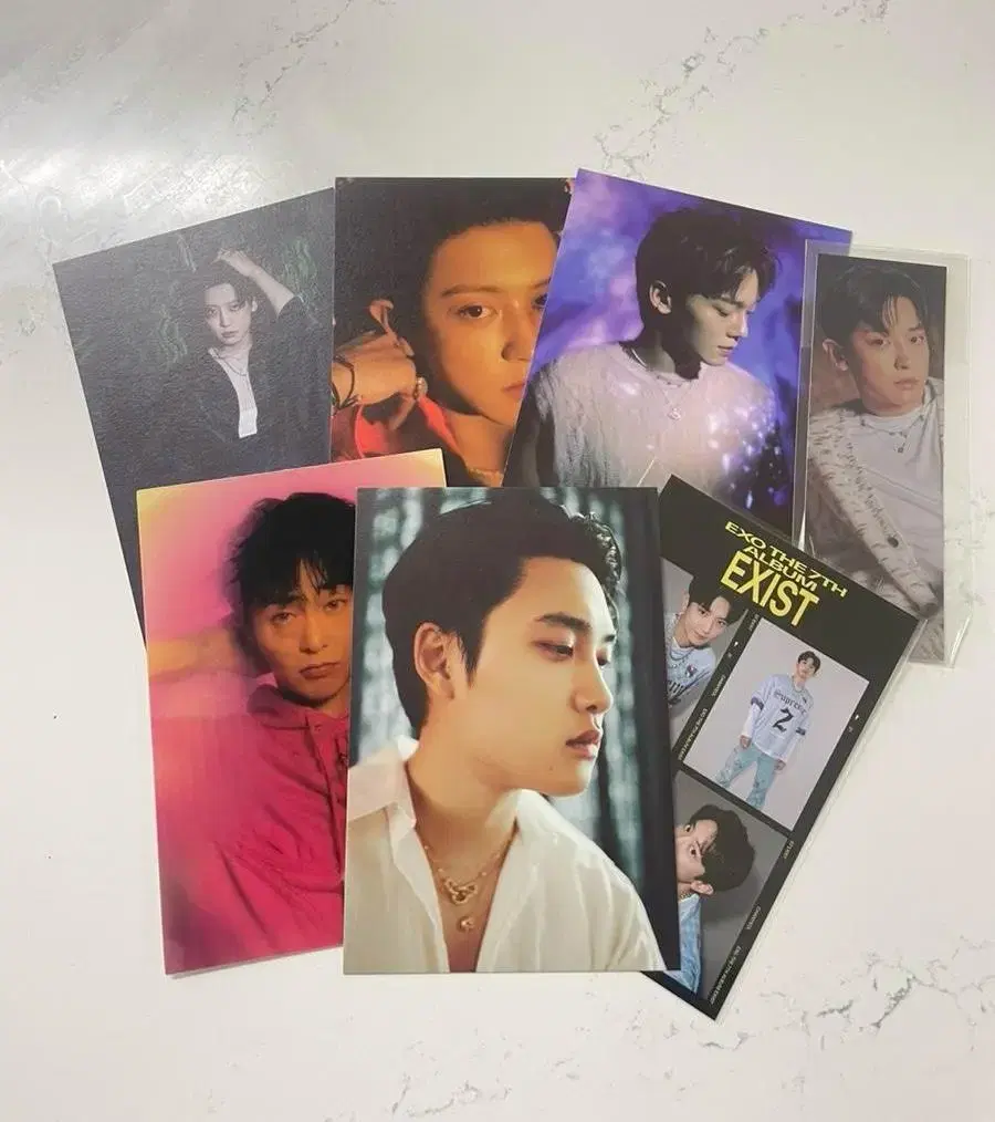 Exo Cream Soda Lanticular Photographic Bookmark Hardcover Postcard