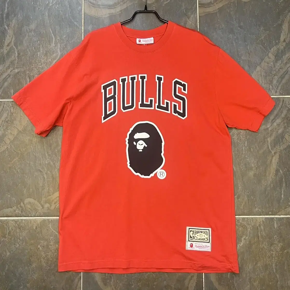 BAPE Mitchell&Ness BUlls Tee(정품)